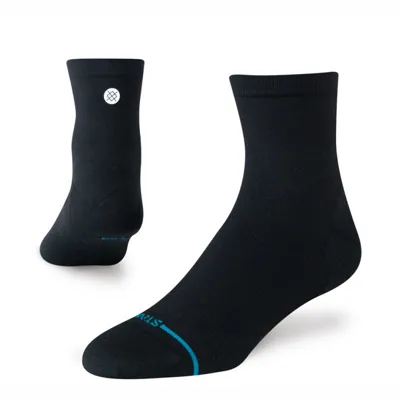 Nogavice STANCE SOLID UL BLK M QUARTER ULTRA LIG